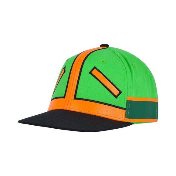 Hunter X Hunter Gon Flat Brim Snapback Hat Concept One Green & Orange - Picture 1 of 6
